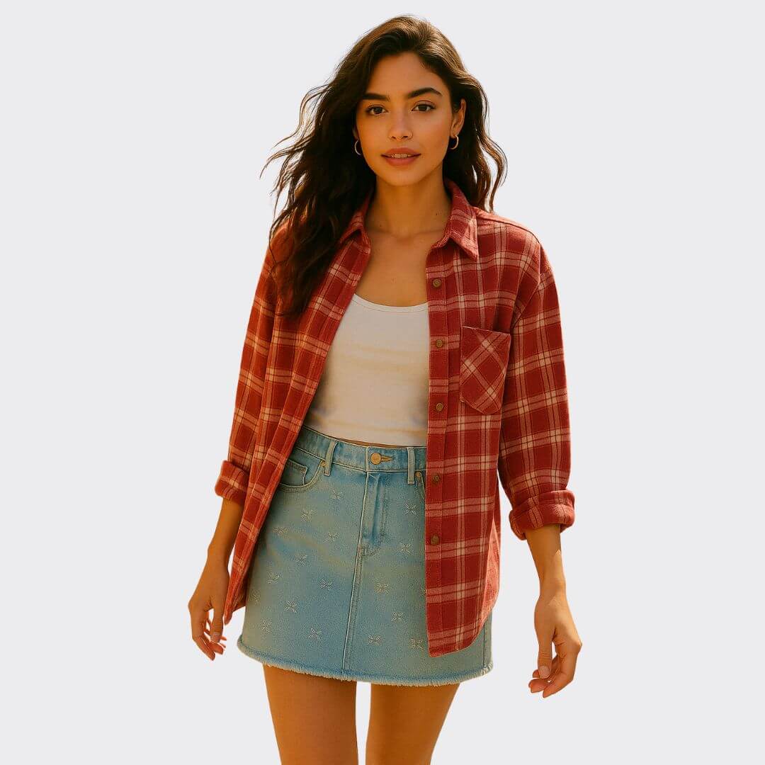 Denim Mini Skirt - Skirt - Ell Soll Fashion