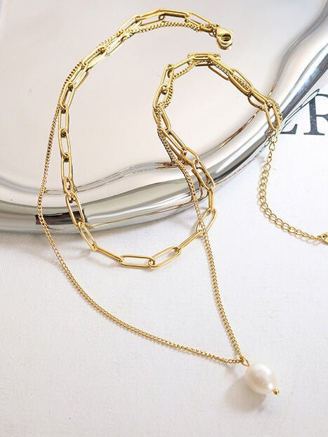 Double - Layered Pearl - Ell Soll Fashion