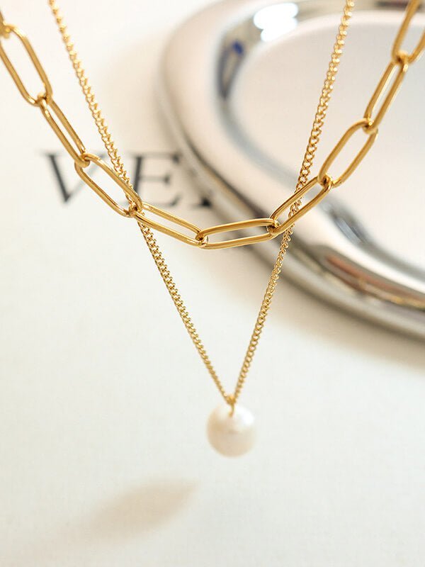 Double - Layered Pearl - Ell Soll Fashion