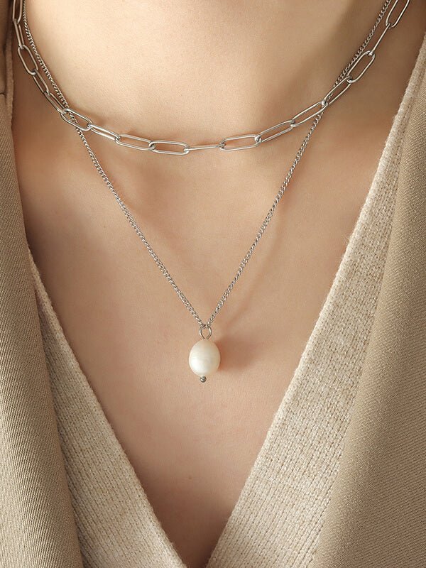 Double - Layered Pearl - Ell Soll Fashion