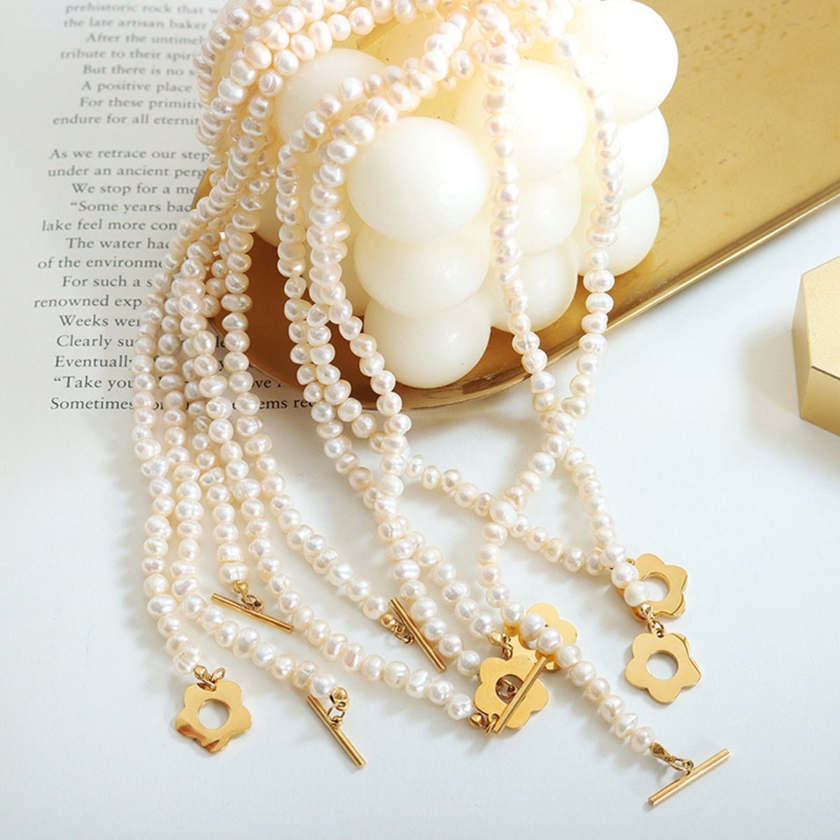 Flower Necklace - Ell Soll Fashion