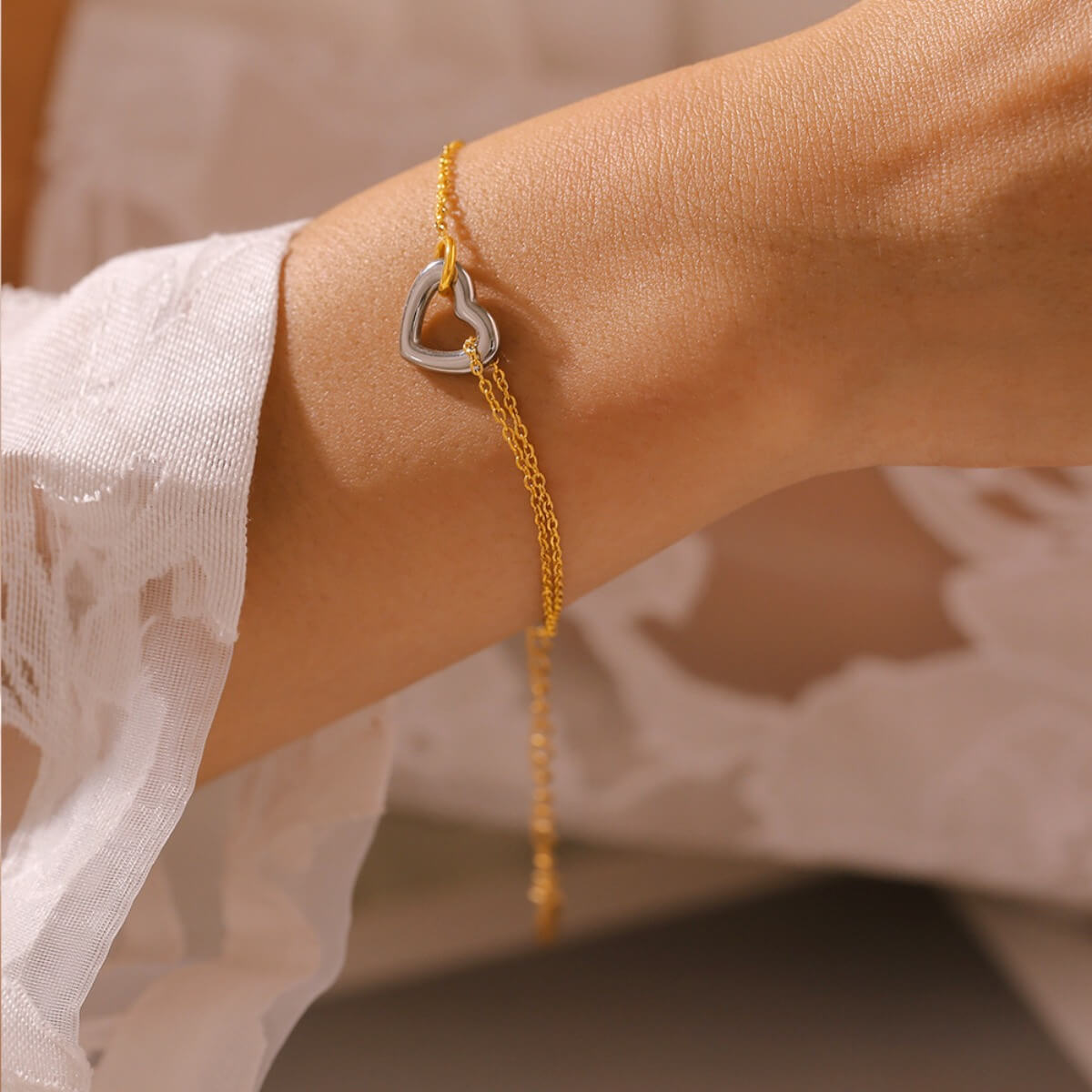 Gold - Plated Heart - Ell Soll Fashion