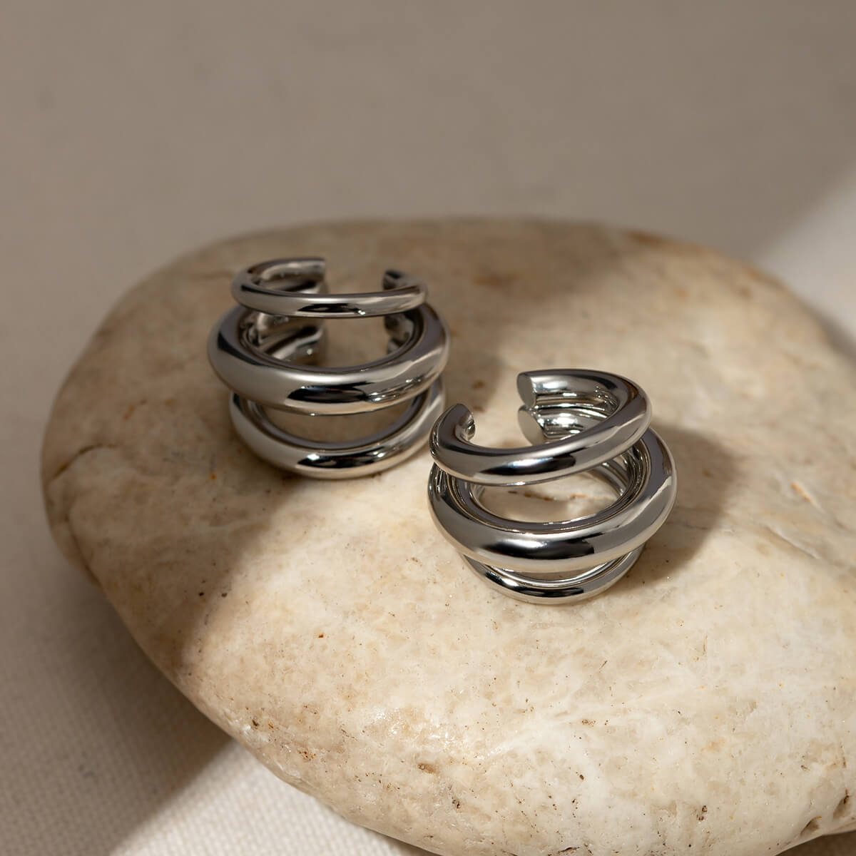 Layered Cuff Earrings - Ell Soll Fashion
