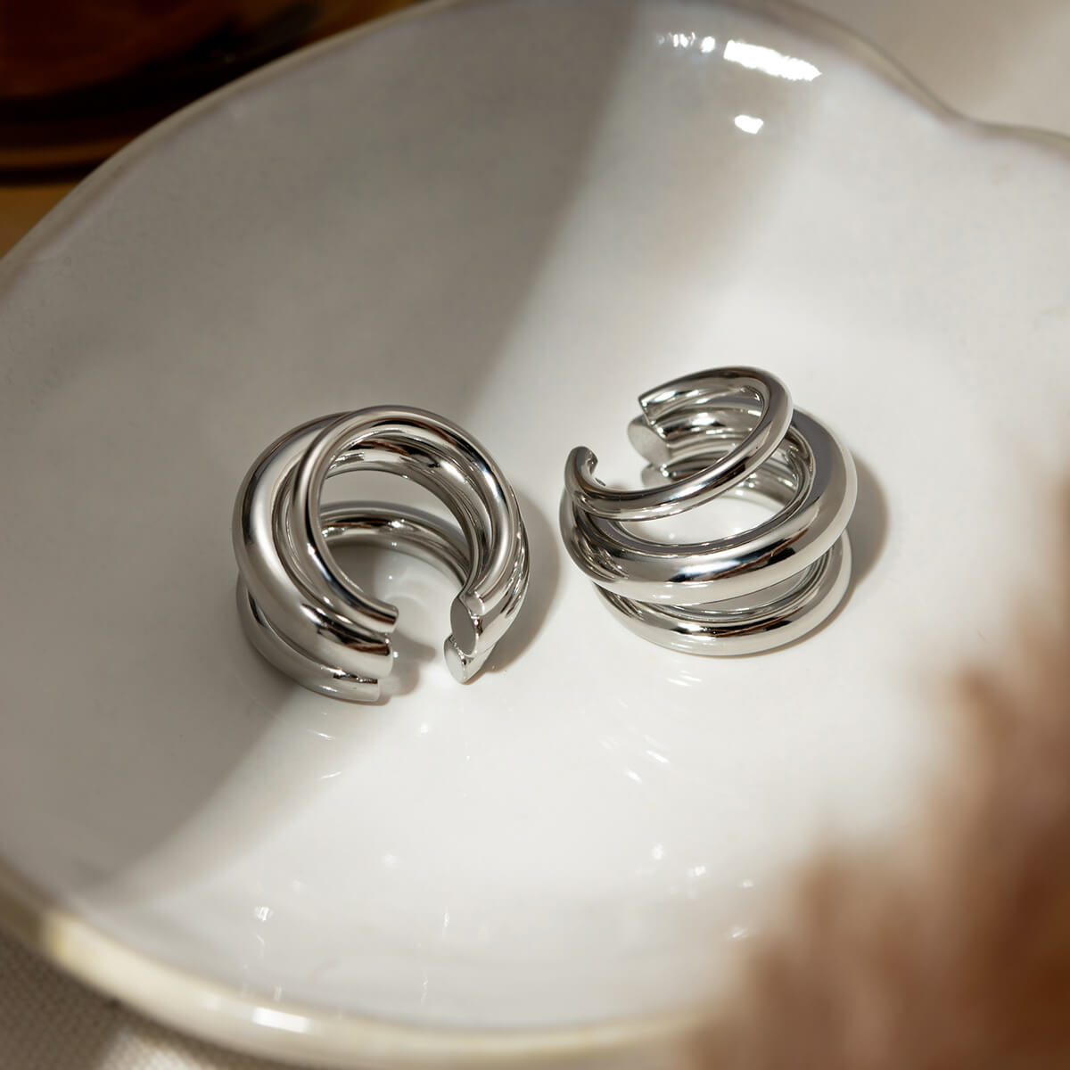 Layered Cuff Earrings - Ell Soll Fashion