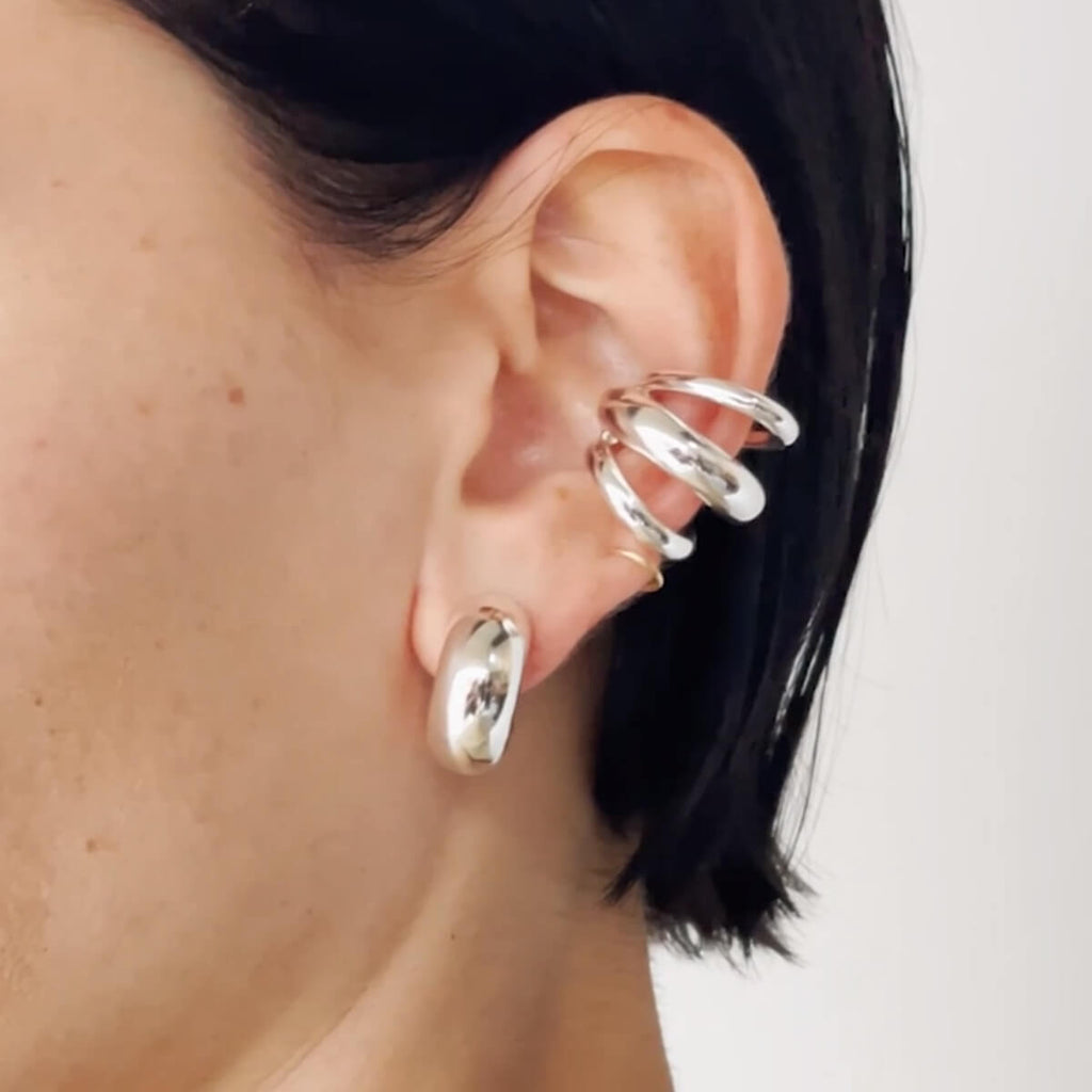 Layered Cuff Earrings - Ell Soll Fashion