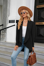 Lightweight Open Front Cardigan - Ell Soll Fashion