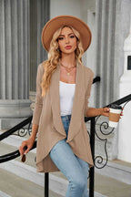Lightweight Open Front Cardigan - Ell Soll Fashion