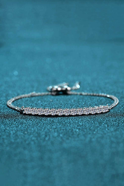 Moissanite Silver Bracelet - Ell Soll Fashion