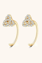 Moissanite Silver Earrings - Ell Soll Fashion