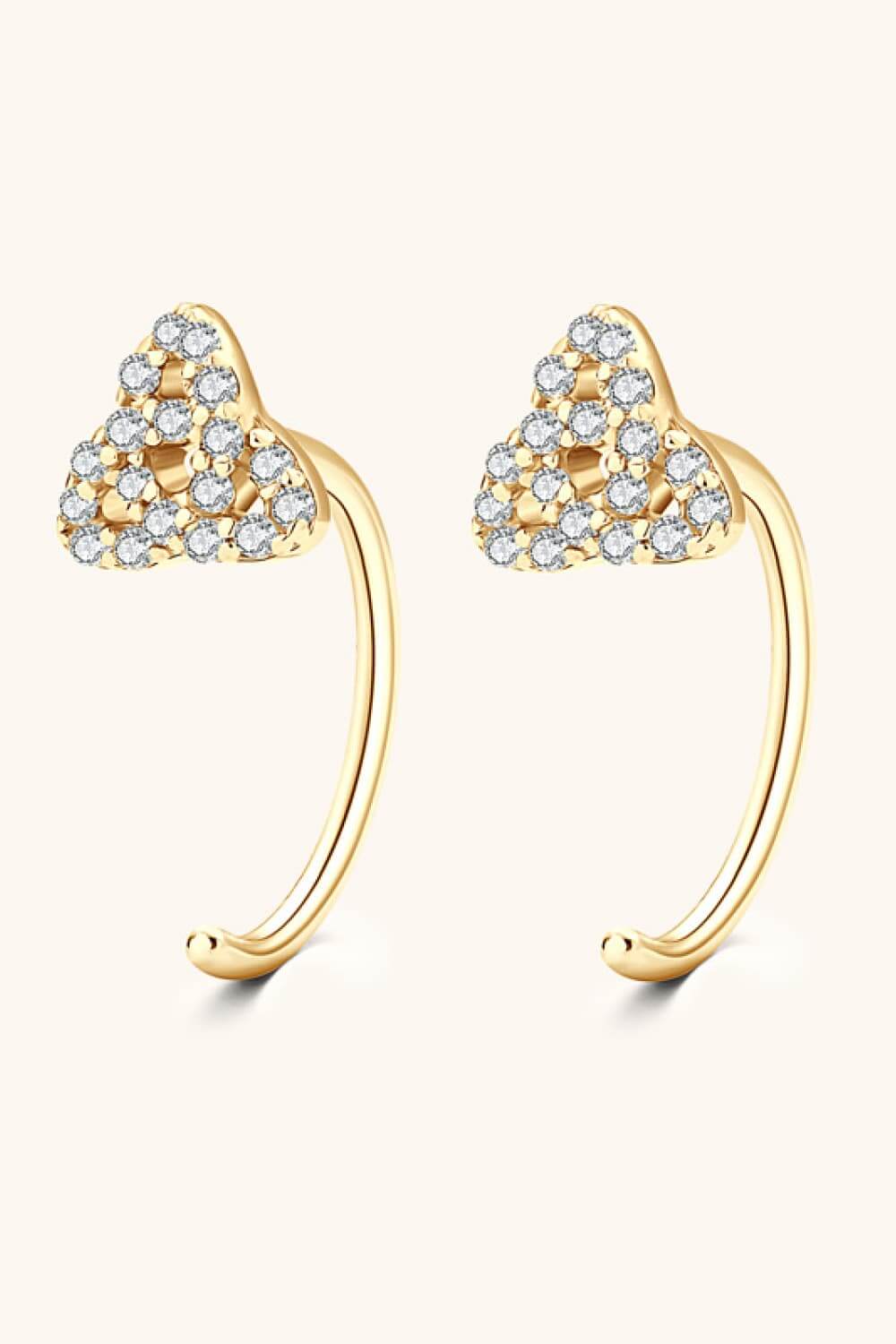 Moissanite Silver Earrings - Ell Soll Fashion
