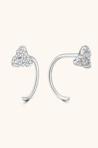 Moissanite Silver Earrings - Ell Soll Fashion