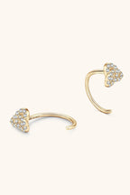 Moissanite Silver Earrings - Ell Soll Fashion