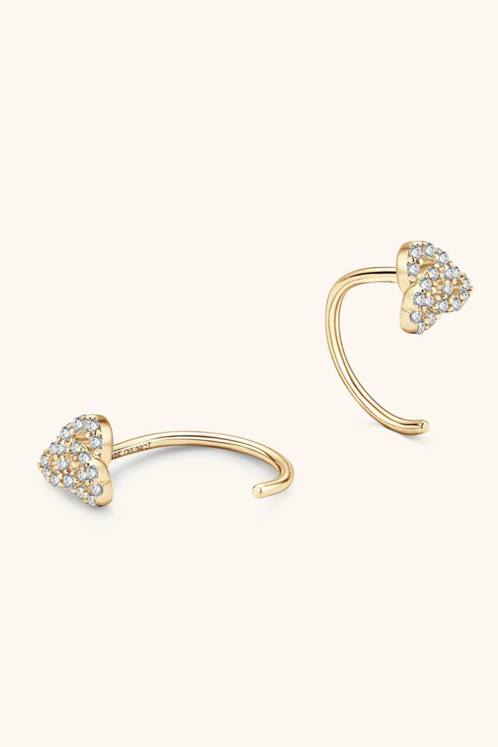 Moissanite Silver Earrings - Ell Soll Fashion