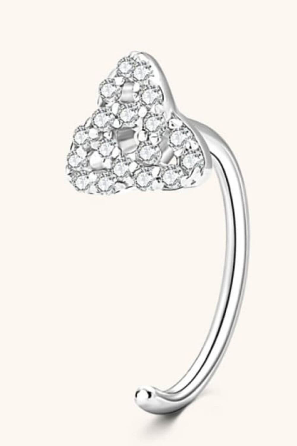 Moissanite Silver Earrings - Ell Soll Fashion