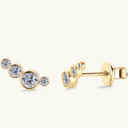 Moissanite Stud Earrings - Ell Soll Fashion