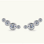 Moissanite Stud Earrings - Ell Soll Fashion