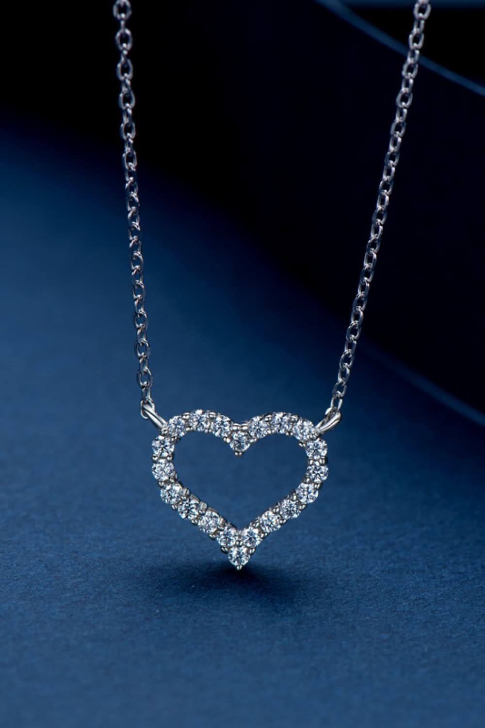 Platinum - Plated Heart - Ell Soll Fashion