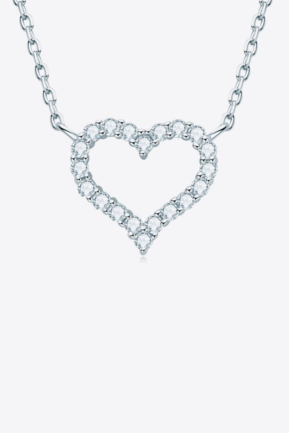 Platinum - Plated Heart - Ell Soll Fashion
