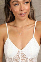 Platinum - Plated Heart - Ell Soll Fashion