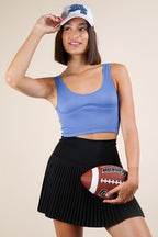 Pleated Activewear Shorts - Skirt - Skirt - Ell Soll Fashion