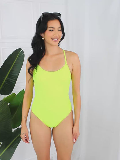 Marina Lime One-Piece