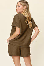 Shelly Drawstring Shorts Set - Ell Soll Fashion