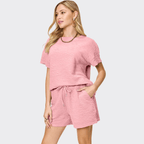 Shelly Drawstring Shorts Set - Ell Soll Fashion