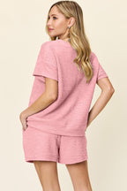 Shelly Drawstring Shorts Set - Set - Ell Soll Fashion