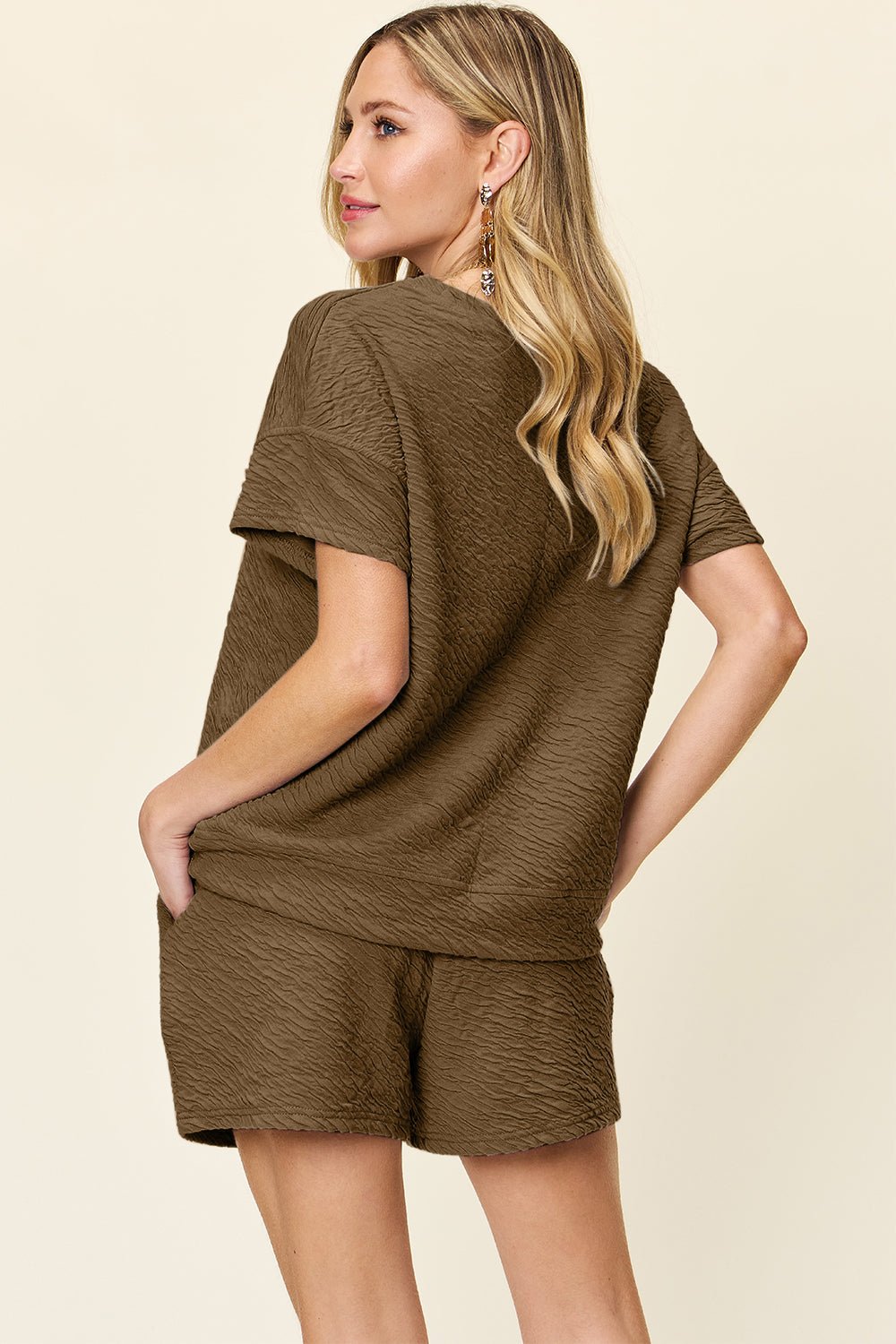 Shelly Drawstring Shorts Set - Ell Soll Fashion