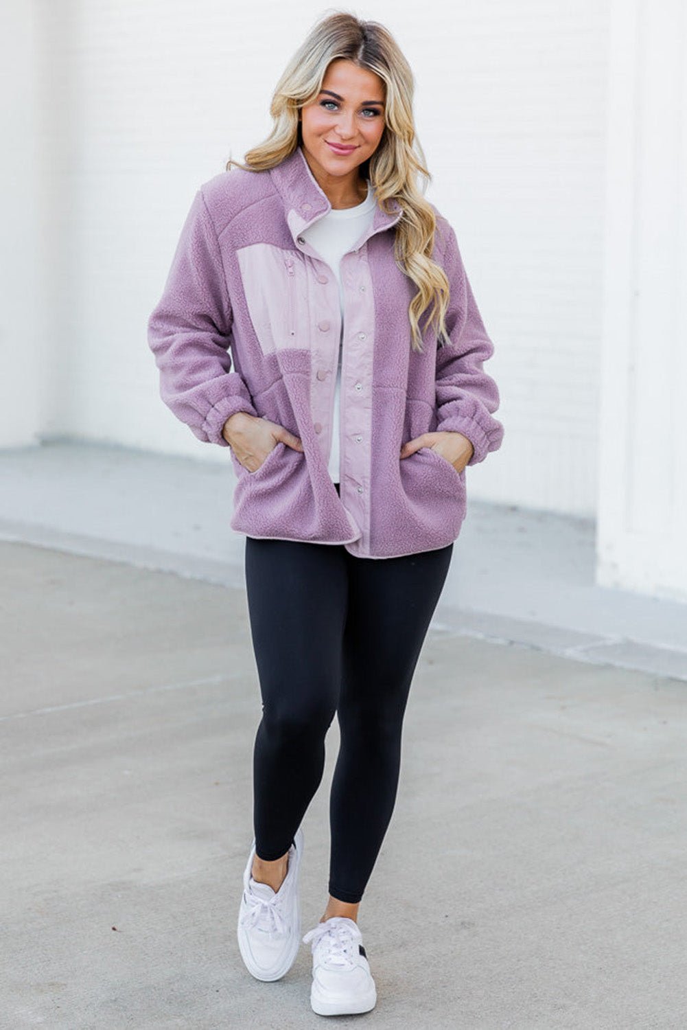 Sherpa Jacket - Ell Soll Fashion