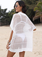 Shyla Collared Neck Cover - Up - Swimwear - Ell Soll Fashion