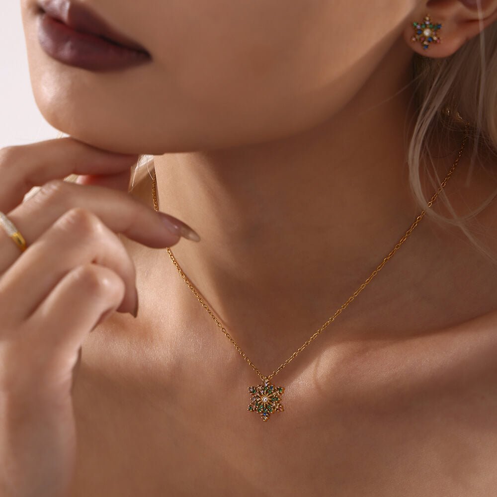 Snowflake Zircon - Ell Soll Fashion