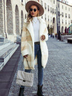 Soft Plaid Coat - Ell Soll Fashion