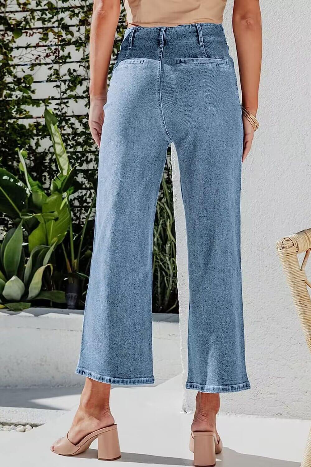 Wendy Wide Leg Jeans - Pants - Ell Soll Fashion