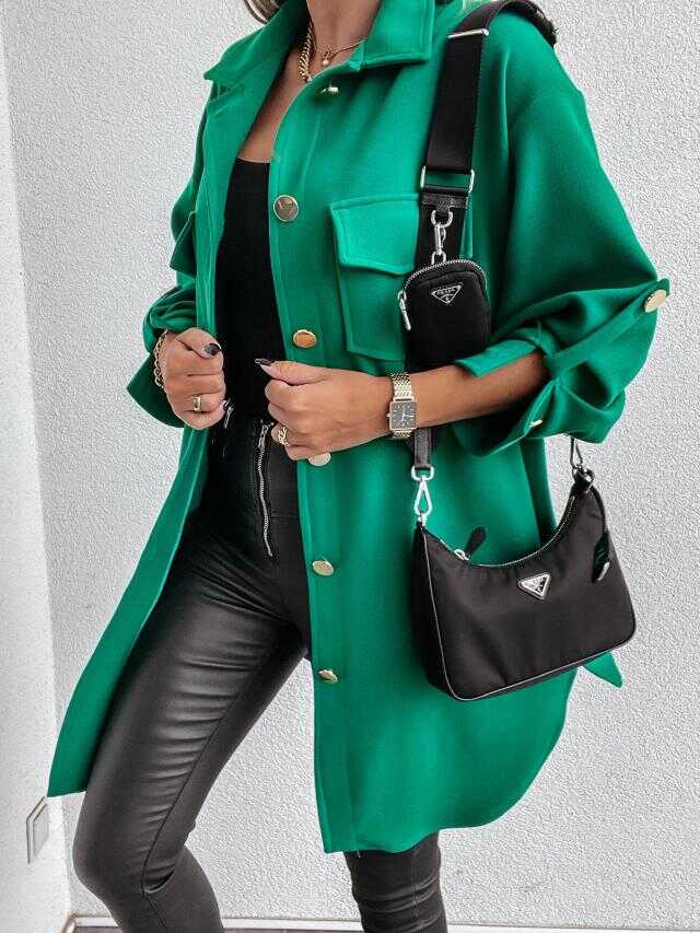 Mid-Length Button Trench - Ell Soll