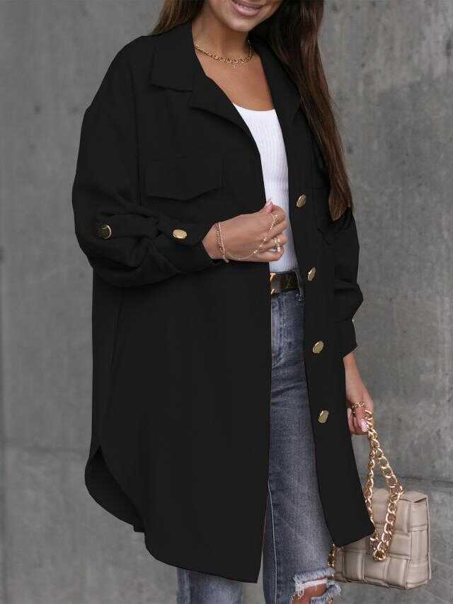 Mid-Length Button Trench - Ell Soll