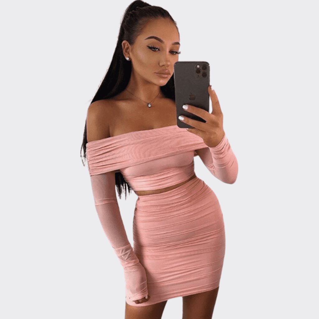 Open Pinky Dress - Ell Soll