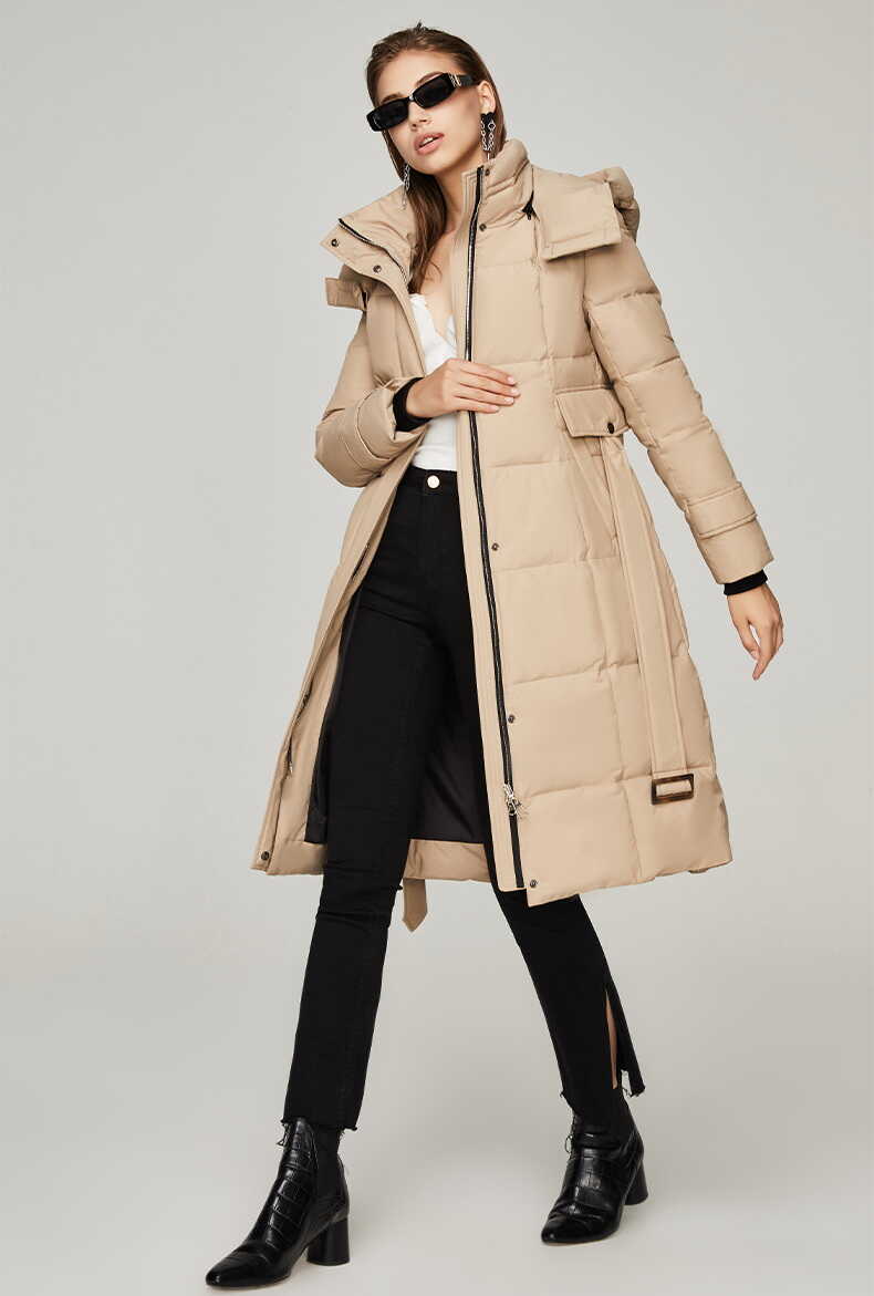 New Style Padded Long Coat - Ell Soll