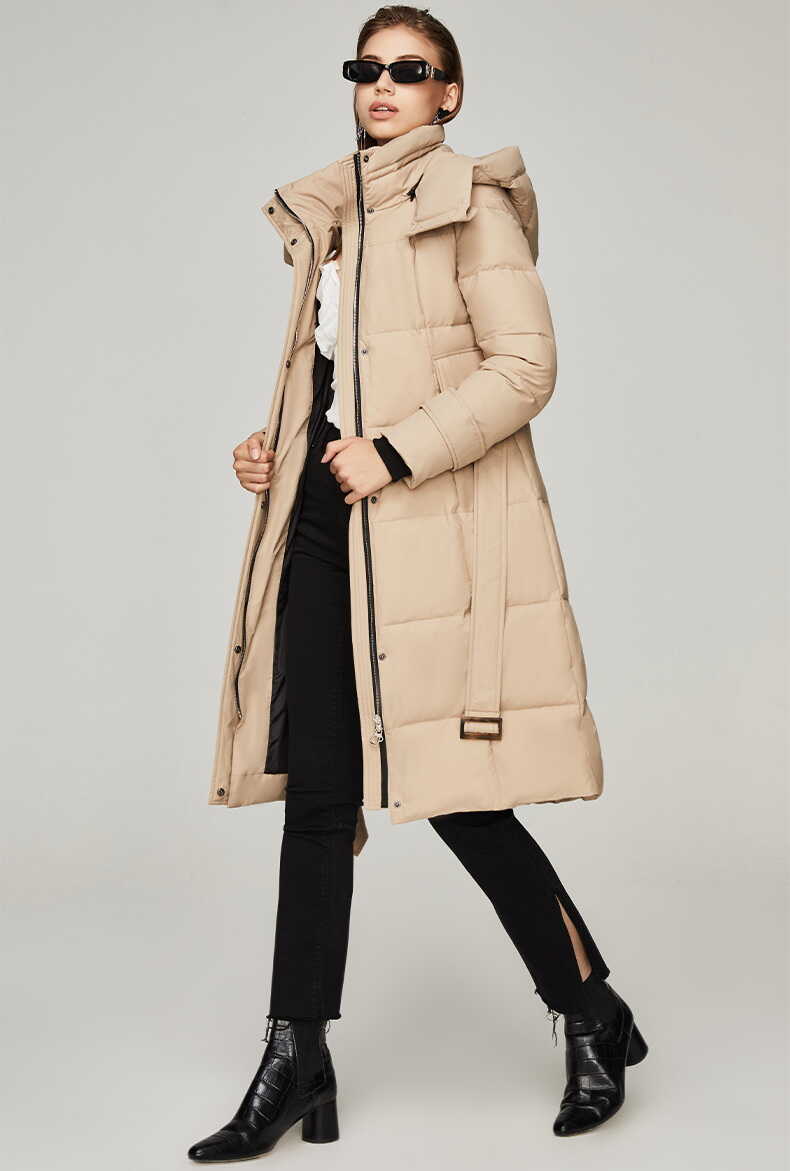 New Style Padded Long Coat - Ell Soll