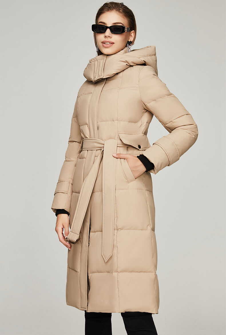 New Style Padded Long Coat - Ell Soll