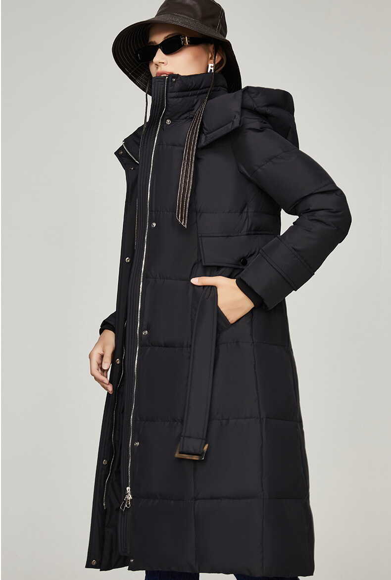 New Style Padded Long Coat - Ell Soll