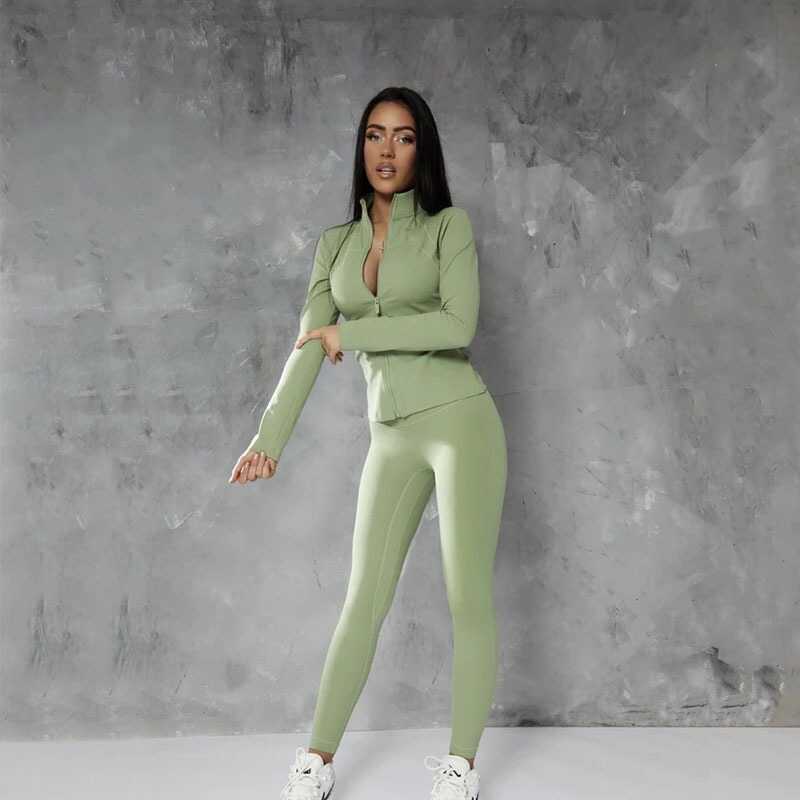 Zipper Sport-Yoga Set - Ell Soll Zipper Sport-Yoga Set king-planet.myshopify.com