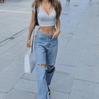 High-Rise Wide Jeans - Ell Soll