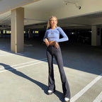High Flare Leg Jeans - Ell Soll