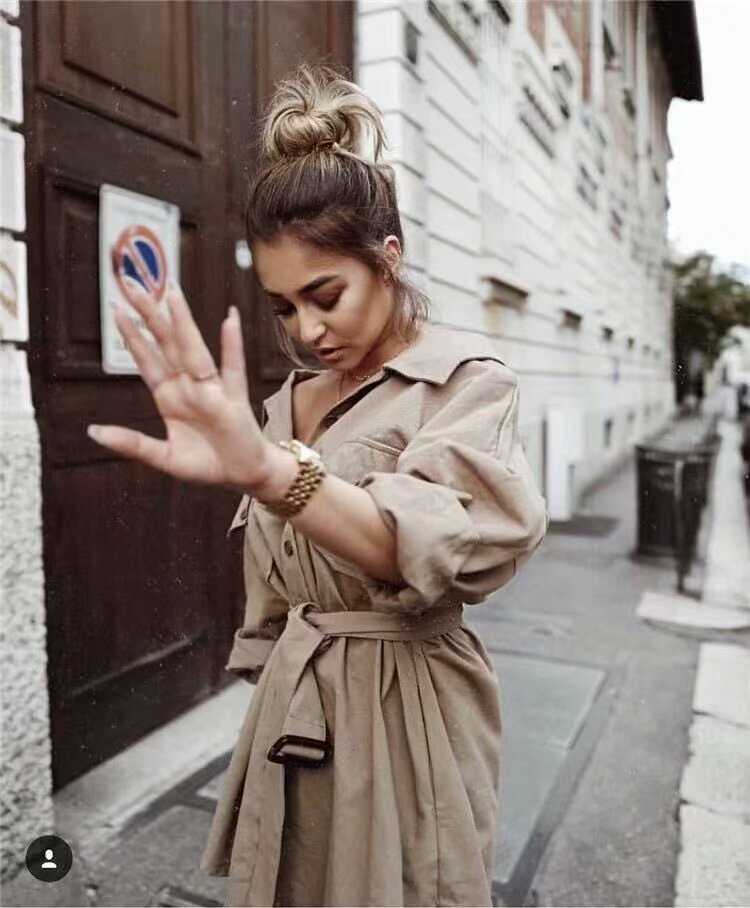 Sand Belt Shirt-Dress - Ell Soll