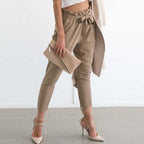 Slim Straight Leg Pants - Ell Soll Slim Straight Leg Pants king-planet.myshopify.com
