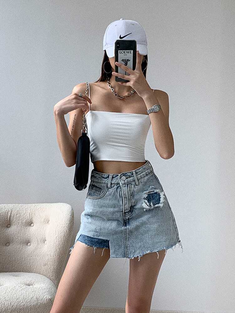 Denim Skirt - Ell Soll