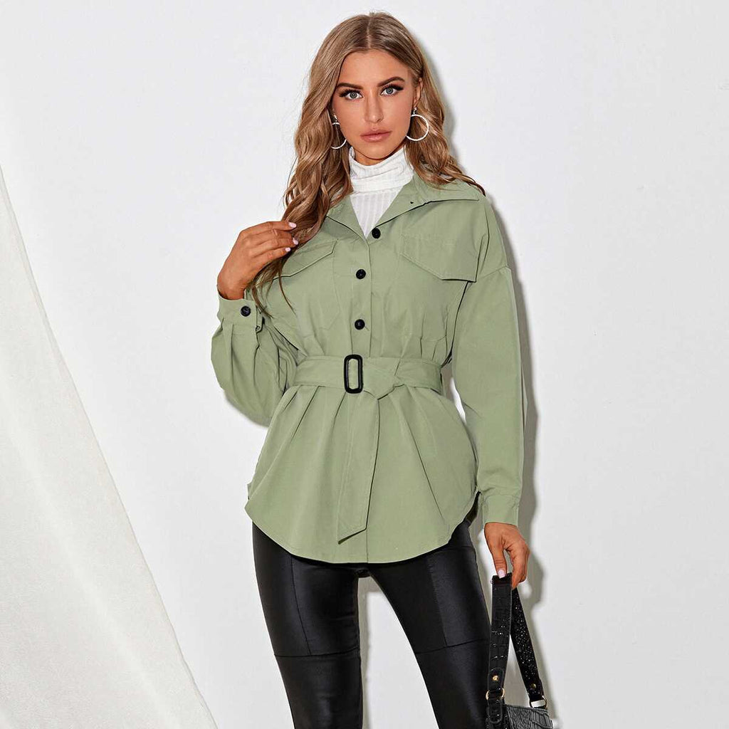 Elegant Stylish Shirt-Jacket - Ell Soll