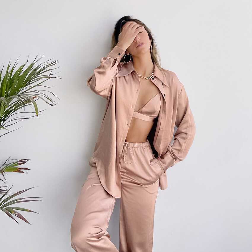 Three-Piece Full Night Set - Ell Soll