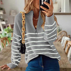 Striped Color Shirt - Ell Soll Striped Color Shirt king-planet.myshopify.com